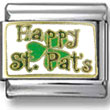 Happy St. Pats Italian Charm