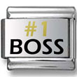 #1 Boss Gold and Black Laser Charm V.1