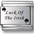 Luck of the Irish Laser Charm