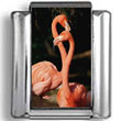 2 Flamingos Photo Charm