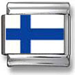 Finland Flag Italian Charm