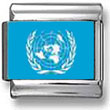 United Nations Flag Italian Charm