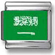 Saudi Arabian Flag Italian Charm