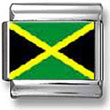 Jamaican Flag Italian Charm