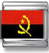 Angolan Flag Italian Charm