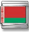 Belarus Flag Italian Charm