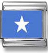 Somalia Flag Italian Charm