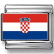 Croatia Flag Italian Charm