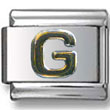 G gold Italian Charm