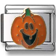 Pumpkin with Tooth Italian Charm