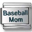 Baseball Mom Italian Charm