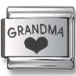 Grandma Heart Italian Charm
