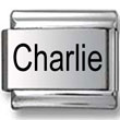 Charlie Laser Italian Charm