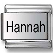 Hannah Laser Italian Charm