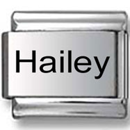 Hailey Laser Italian Charm