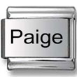 Paige Laser Italian Charm