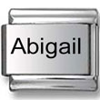 Abigail Laser Italian Charm