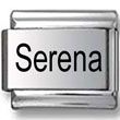 Serena Laser Italian Charm