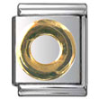 O gold 13 mm Italian Charm