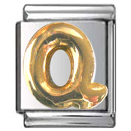 Q gold 13 mm Italian Charm