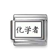 Kanji Symbol "Chemist" Italian Charm