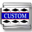 Graduation Caps Custom Photo Charm