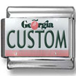 Georgia License Plate Custom Charm