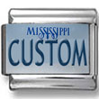 Mississippi License Plate Custom Charm 2
