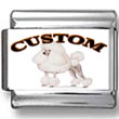 Poodle Dog Custom Photo Charm