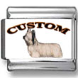 Skye Terrier Dog Custom Photo Charm