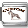 Standard Schnauzer Dog Custom Photo Charm