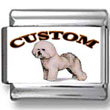 Bichon Frise Dog Custom Photo Charm
