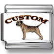 Border Terrier Dog Custom Photo Charm