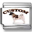Akita Dog Custom Photo Charm