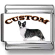 Cardigan Welsh Corgi Dog Custom Photo Charm