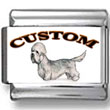 Dandie Dinmont Terrier Dog Custom Photo Charm