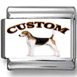 English Foxhound Dog Custom Photo Charm