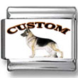 German Shepherd Dog Custom Photo Charm