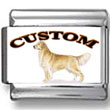 Golden Retriever Dog Custom Photo Charm