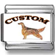 Irish Setter Dog Custom Photo Charm