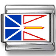 Newfoundland, Canada Flag Photo Charm