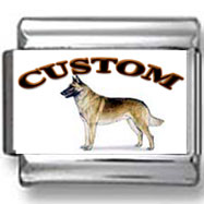 Belgian Malinois Dog Custom Photo Charm
