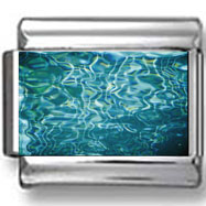 Turquoise Still Water Photo Charm