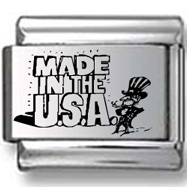 Made in USA Laser Charm