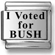 I Voted for Bush Italian Charm