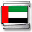 United Arab Emirates Flag Italian Charm