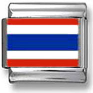 Thailand Flag Italian Charm