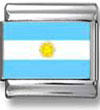 Argentinean Flag Italian Charm