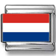 Netherlands Flag Italian Charm