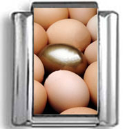 Golden Egg Photo Charm